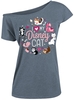 Classiques Disney - I Love My Disney Cat - T-Shirt Manches courtes - Femme - bleu