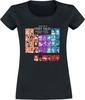 Classiques Disney - Tableau Périodique - T-Shirt Manches courtes - Femme - noir