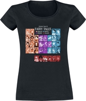 Classiques Disney - Tableau Périodique - T-Shirt Manches courtes - Femme - noir