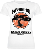 Cobra Kai - Miyagi-Do Karate School - T-Shirt Manches courtes - Femme - blanc