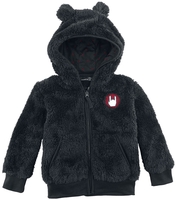 Collection EMP Basic - Flauschige Kapuzenjacke - Veste - Unisexe - noir