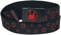 Collection EMP Stage - Gürtel mit Rockhand Logo - Ceinture - Femme - noir rouge