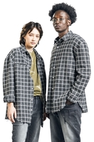 Collection Spéciale EMP - EMP Special Collection X Urban Classics kariertes Hemd Unisex - Chemise manches longues - Homme - noir