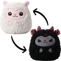 Corimori - Kuschelschaf - Belle-Bapho (Wendeplüsch) - Figurine en peluche - Unisexe - blanc noir