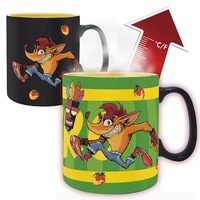 Crash Bandicoot - Nitro - Tasse mit Thermoeffekt - Mug - Unisexe - multicolor