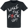 Cyberpunk 2077 - Wake The Fuck Up - T-Shirt Manches courtes - Homme - noir