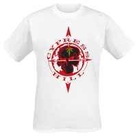 Cypress Hill - Skull & Compass - T-Shirt Manches courtes - Homme - blanc