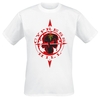 Cypress Hill - Skull & Compass - T-Shirt Manches courtes - Homme - blanc