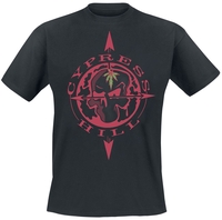 Cypress Hill - Skull & Compass - T-Shirt Manches courtes - Homme - noir