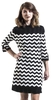 Dancing Days - Robe Vanilla - Robe courte - Femme - noir blanc