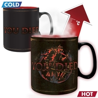 Dark Souls - You Died - Tasse mit Thermoeffekt - Mug - Unisexe - multicolor