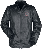 Dark Souls - You died - Veste en cuir - Homme - noir