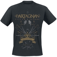 dArtagnan - Feuer & Flamme - T-Shirt Manches courtes - Homme - noir