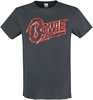 David Bowie - Amplified Collection - Neon Sign - T-Shirt Manches courtes - Homme - anthracite