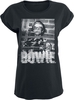 David Bowie - Glitchy - T-Shirt Manches courtes - Femme - noir
