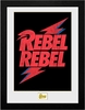 David Bowie - Rebel Rebel Logo - Poster - Unisexe - multicolor