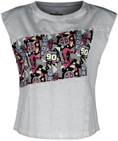 Deadpool - 90 - T-Shirt Manches courtes - Femme - gris