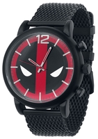 Deadpool - Deadpool Logo - Montres bracelets - Homme - noir rouge blanc