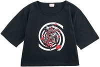 Deadpool - Enfants - Heart & Soul - T-shirt - Femme - noir