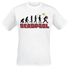 Deadpool - Evolution - T-Shirt Manches courtes - Homme - blanc