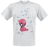 Deadpool - Headshot! - T-Shirt Manches courtes - Homme - gris chiné