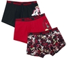 Deadpool - Licorne - Lot de Boxers - Homme - noir rouge