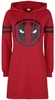 Deadpool - Logo - Robe mi-longue - Femme - rouge