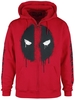 Deadpool - Logo Deadpool - Sweat-shirt zippé à capuche - Homme - rouge