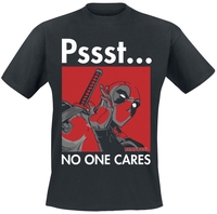 Deadpool - No One Cares - T-Shirt Manches courtes - Homme - noir