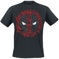 Deadpool - Scribble - T-Shirt Manches courtes - Homme - noir