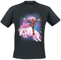 Deadpool - Space Unicorn - T-Shirt Manches courtes - Homme - noir