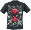 Deadpool - Weird World - T-Shirt Manches courtes - Homme - noir