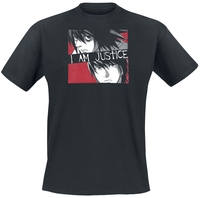 Death Note - I Am Justice - T-Shirt Manches courtes - Homme - noir