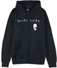 Death Note - Skull - Sweat-shirt zippé à capuche - Homme - noir