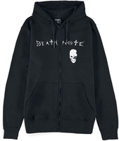 Death Note - Skull - Sweat-shirt zippé à capuche - Homme - noir