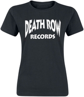 Death Row Records - Classic Logo - T-Shirt Manches courtes - Femme - noir