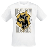 Death Row Records - Dog Logo - T-Shirt Manches courtes - Homme - blanc