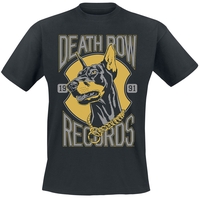 Death Row Records - Dog Logo - T-Shirt Manches courtes - Homme - noir