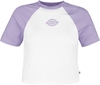 Dickies - Sodaville Tee - T-Shirt Manches courtes - Femme - violet blanc
