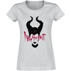 Disney Villains - Maléfique - T-Shirt Manches courtes - Femme - gris