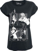 Disney Villains - Mugshot - T-Shirt Manches courtes - Femme - noir