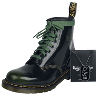 Dr. Martens - 1460 THE CLASH - Black Arcadia - Bottes lacées - Unisexe - noir vert