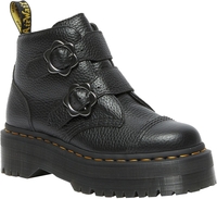 Dr. Martens - Devon FLWR - Black Milled Nappa - Bottes - Femme - noir