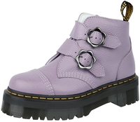 Dr. Martens - Devon FLWR - Lilac Milled Nappa - Bottes de motard - Femme - lilas