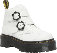 Dr. Martens - Devon FLWR - White Milled Nappa - Bottes - Femme - blanc