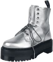 Dr. Martens - Jadon Max - Silver Metallic Tumble - Bottes lacées - Femme - couleur argent