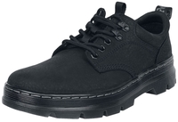 Dr. Martens - Reeder Leather - Black Milled Nubuck Wp - Chaussures à lacets - Unisexe - noir