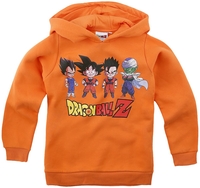 Dragon Ball - Enfants - Dragon Ball Z - Groupe - Sweat-Shirt à capuche - Unisexe - orange