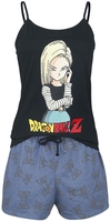 Dragon Ball - Z - Android 18 - Pyjama - Femme - noir bleu