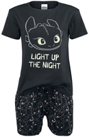 Dragons - Krokmou - Light Up - Pyjama - Femme - noir